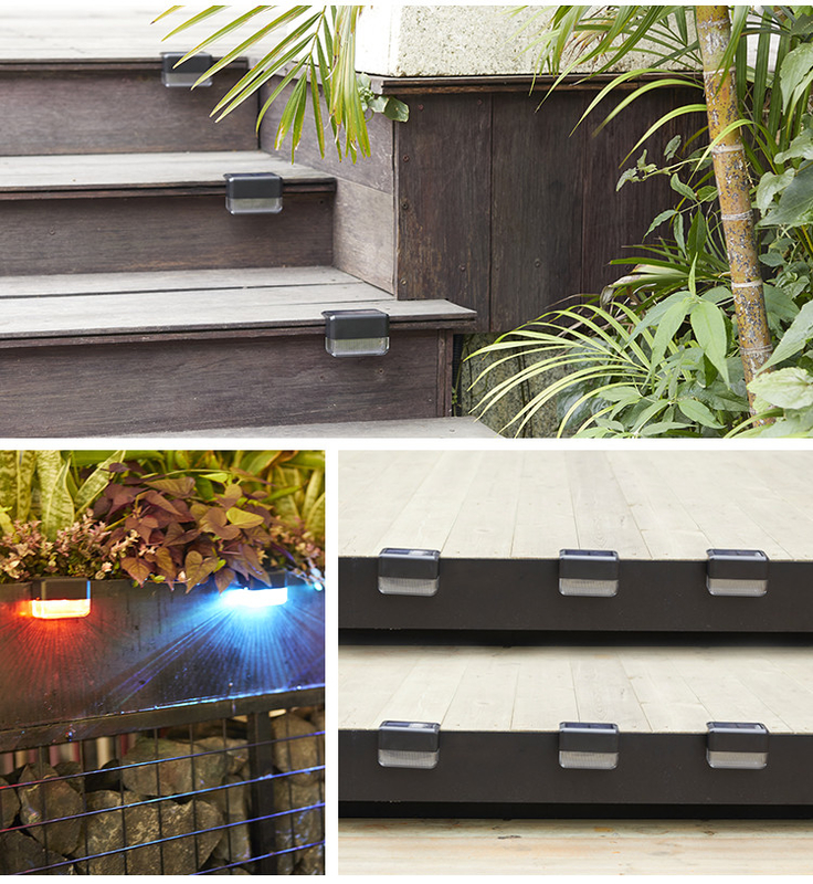 Solar Landscape Fence LED Lights for Garden Decoration IP65 Waterproof