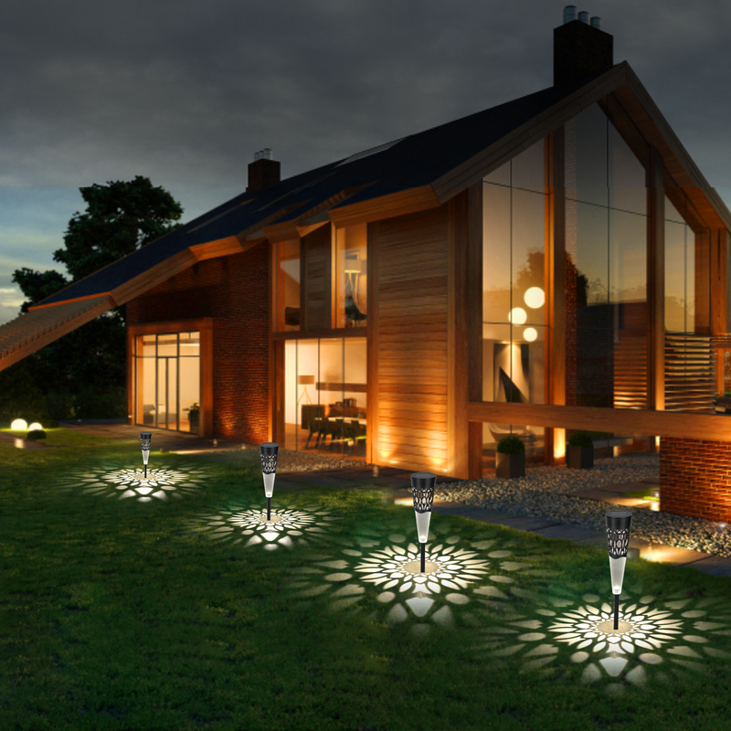 Colorful IP65 Waterproof Solar Powered  Decoration Garden Lights for Outside