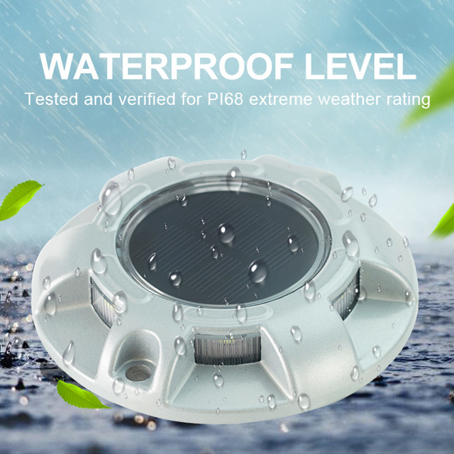 Waterproof Aluminum Solar Deck Light Solar Floor Lights For Pathway Foe Decoration