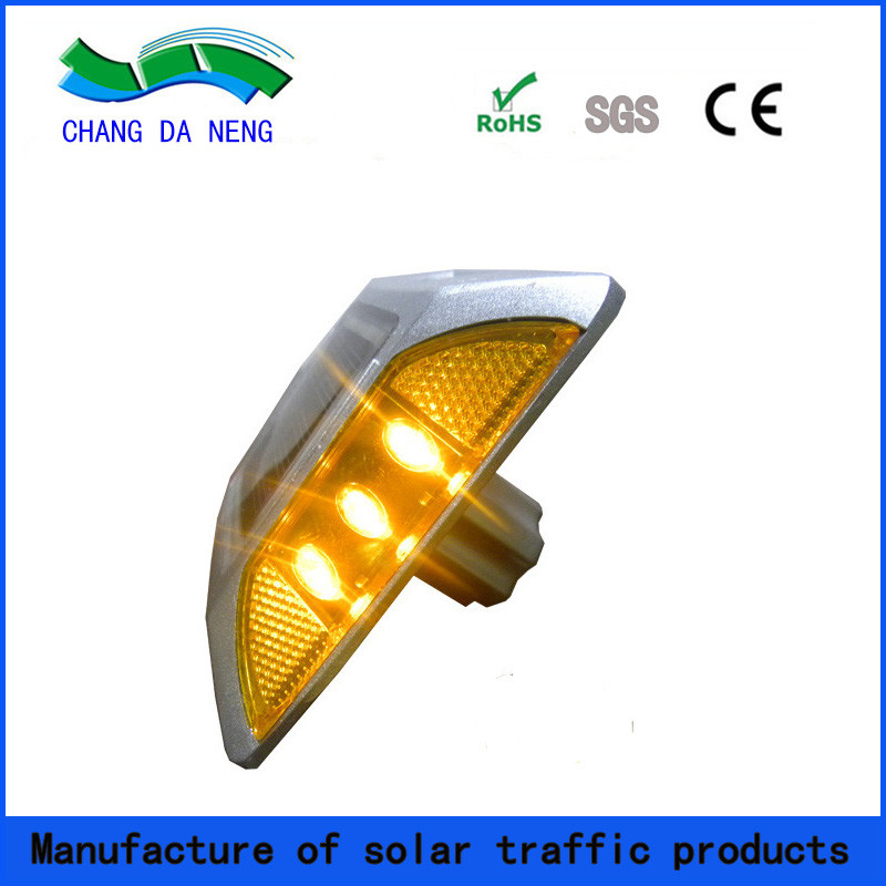 Waterproof IP65  solar traffic warning light  flash LED for roadway safety