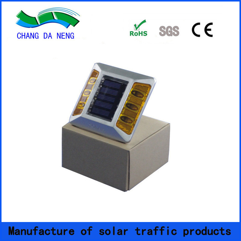 Professional movable solar traffic warning light  red blue LED with CE certificate