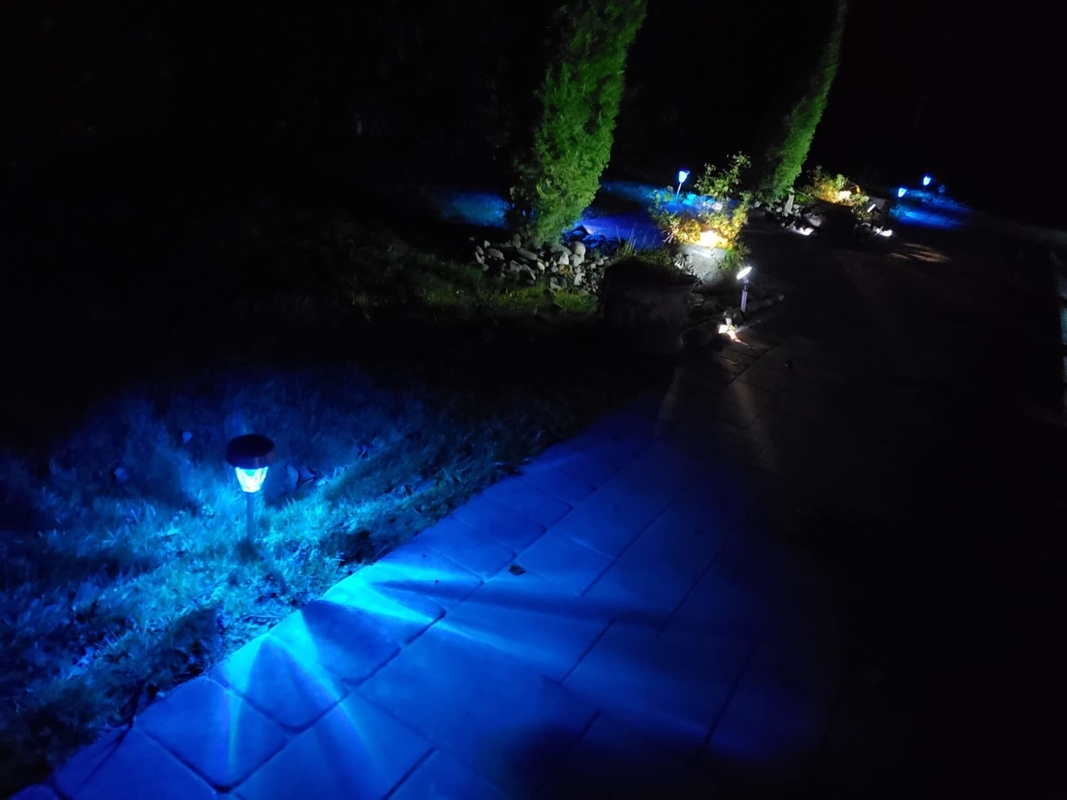 Garden Pathway 20h Solar Powered Landscape Lights Solar Powered LED Outdoor Lights