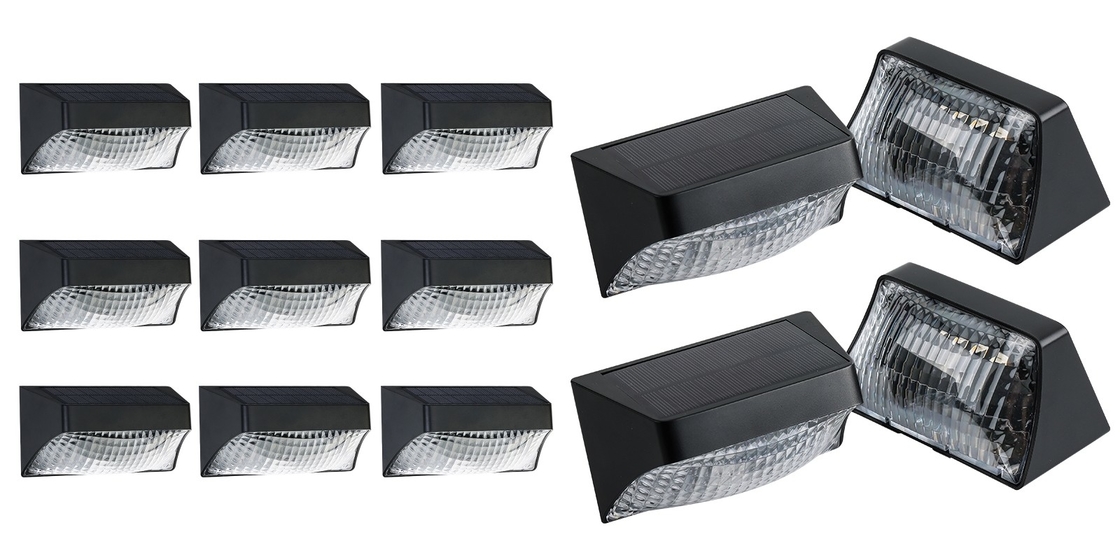 IP65 Waterproof Outdoor Solar Landscape Wall Lights LED Colorful Light