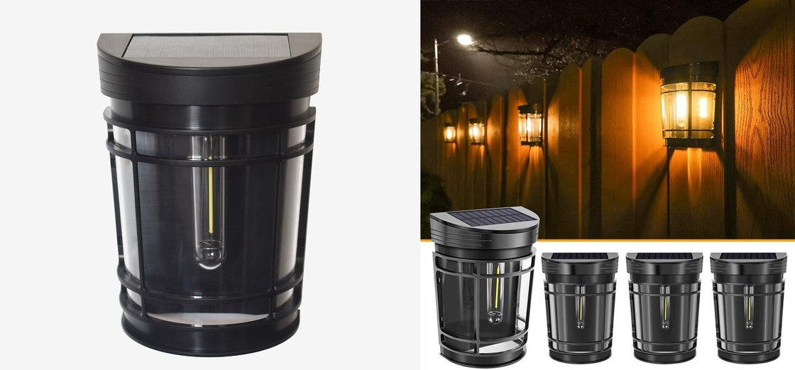 Decorative Landscape Solar garden Lights LED outdoor waterproof ambient wall light