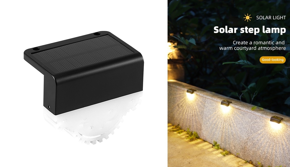 IP65 waterproof solar garden lights outdoor mini decor fence light for park stair