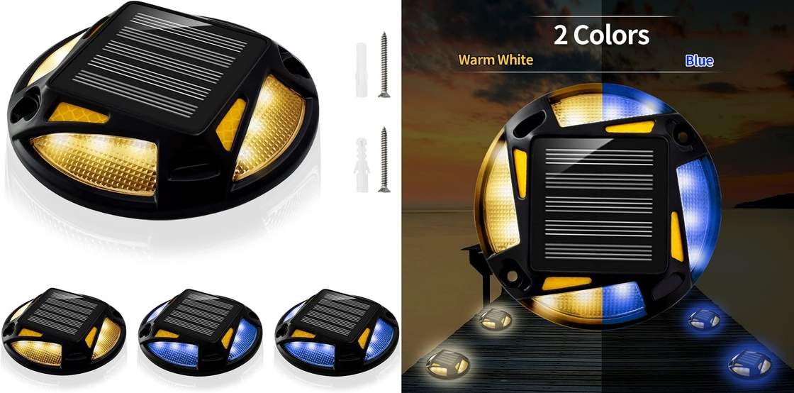 High quality solar powered road studs for highway bridge patwhay aluminum monocrystalline silicon