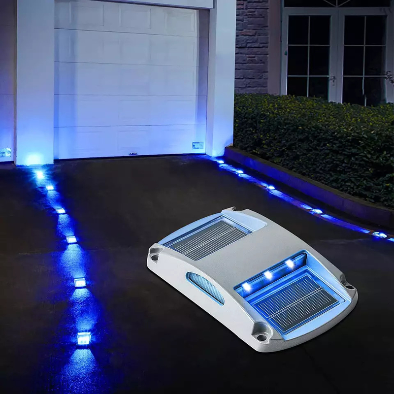 Aluminum Durable LED Deck Lights Solar Powered Marine For Driveway / Dock / Roadside