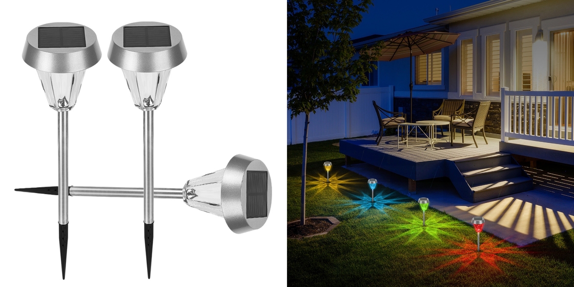 Outdoor Solar Pathway Garden Lights For Patio Yard Driveway 3.2V/500mA