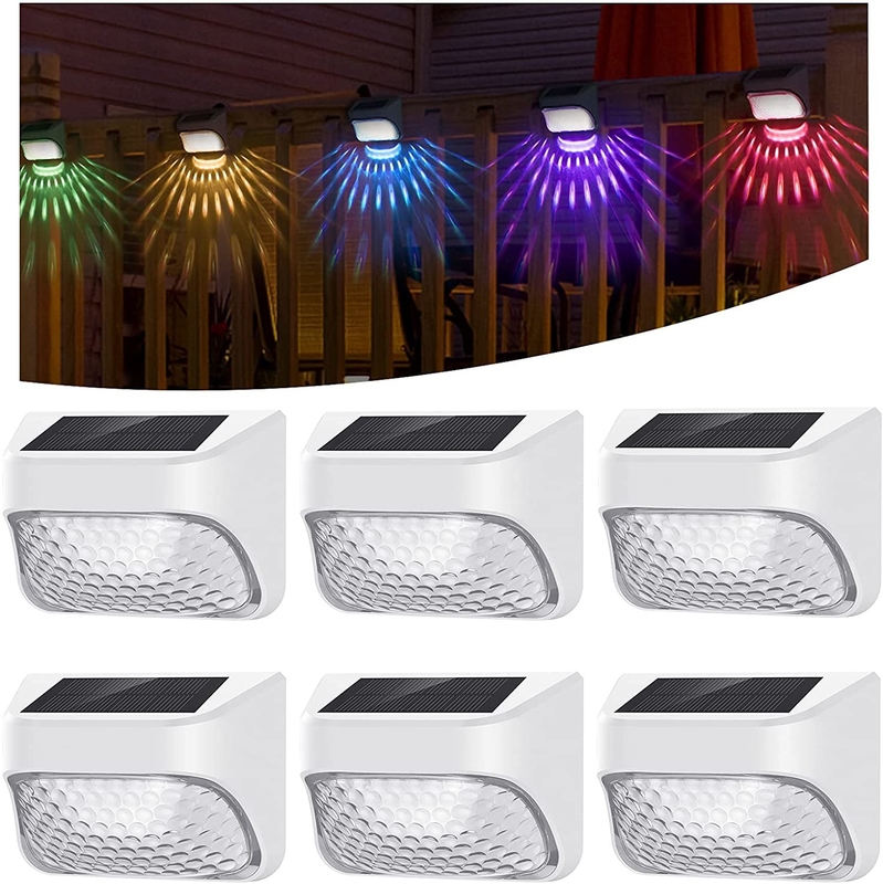 Solar Decorative LED Courtyard Lights LED Landscape Ambient Light for Wall/Stairs/Fence