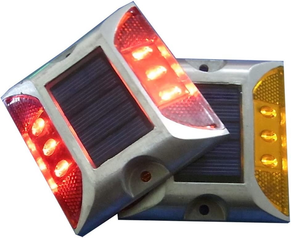 6 LED Road Marker Deck Light Water Resistant Flashing Driveway Lamp