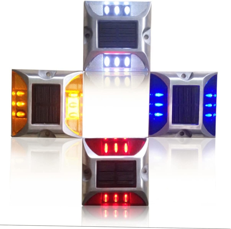 6 LED Road Marker Deck Light Water Resistant Flashing Driveway Lamp