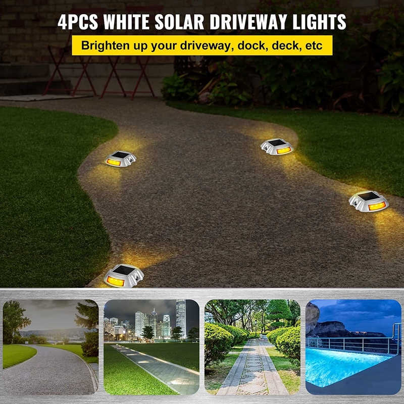Higher Brightness Durable Solar Deck Light LED Step Stair Auto Sensor 107 * 95 * 23mm