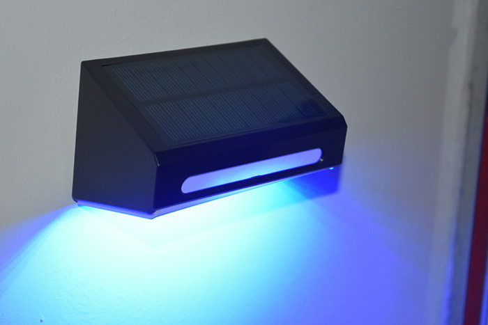 Waterproof PC Outdoor Solar Garden LED Lights For Yard Stairs Fence Dock Deck