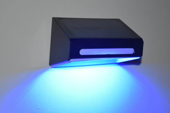 Waterproof PC Outdoor Solar Garden LED Lights For Yard Stairs Fence Dock Deck