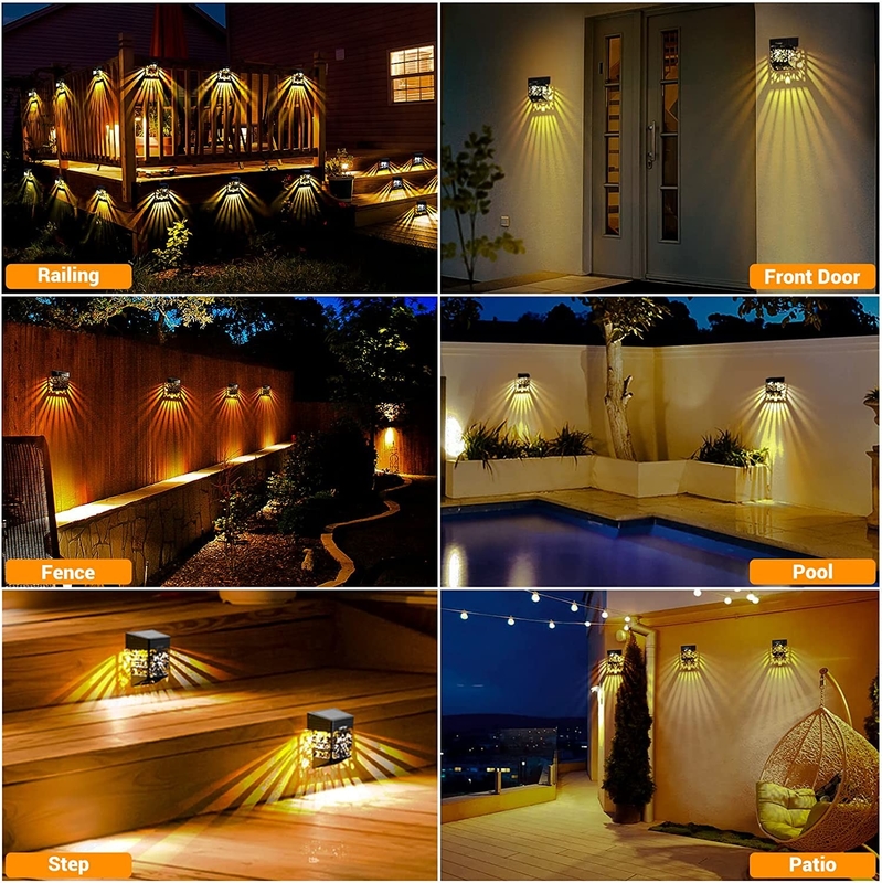 ABS LED Solar Fence Light Outdoor Light IP65 For Garden Park Patio
