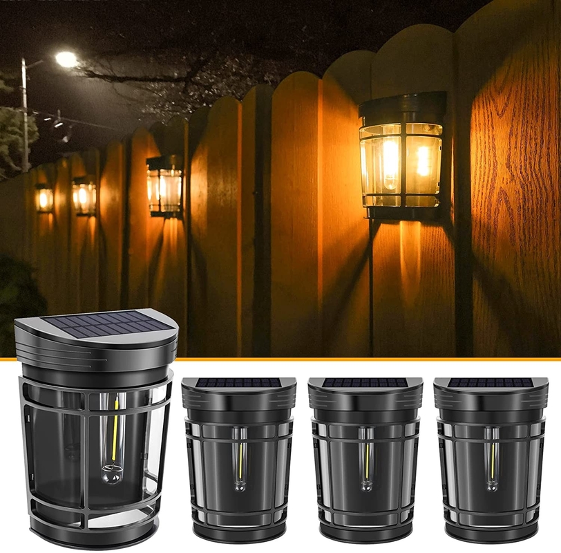 Solar Wall Lamp IP65 Waterproof Outdoor Solar Powered Led Garden Lights with 3.7V/1200MAH Battery