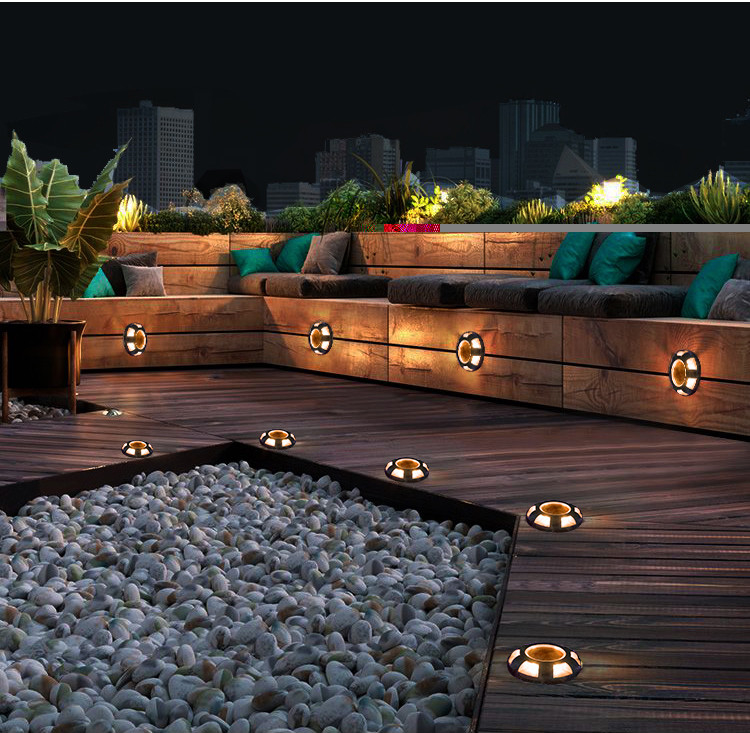 Waterproof Outdoor LED Solar Dock Light For Patio Deck Yard Garden Porch