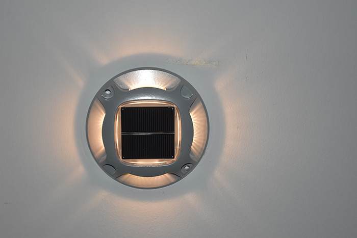 Solar Led Solar Driveway Dock Lights Outdoor Warning Step Lamps For Sidewalk Garden Pathway Yard