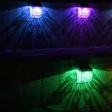 ABS PC Solar Decoration Lights with Monocrystalline Silicon Solar Panel Energy Saving