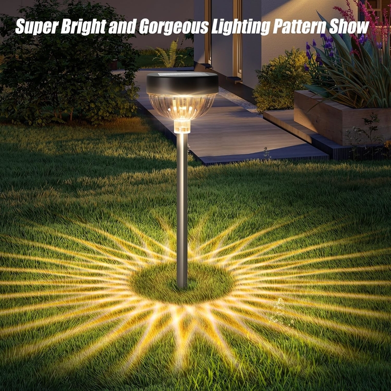 Decorative Solar Lawn Lights Outdoor Solar Garden Lights For Path Yard Patio