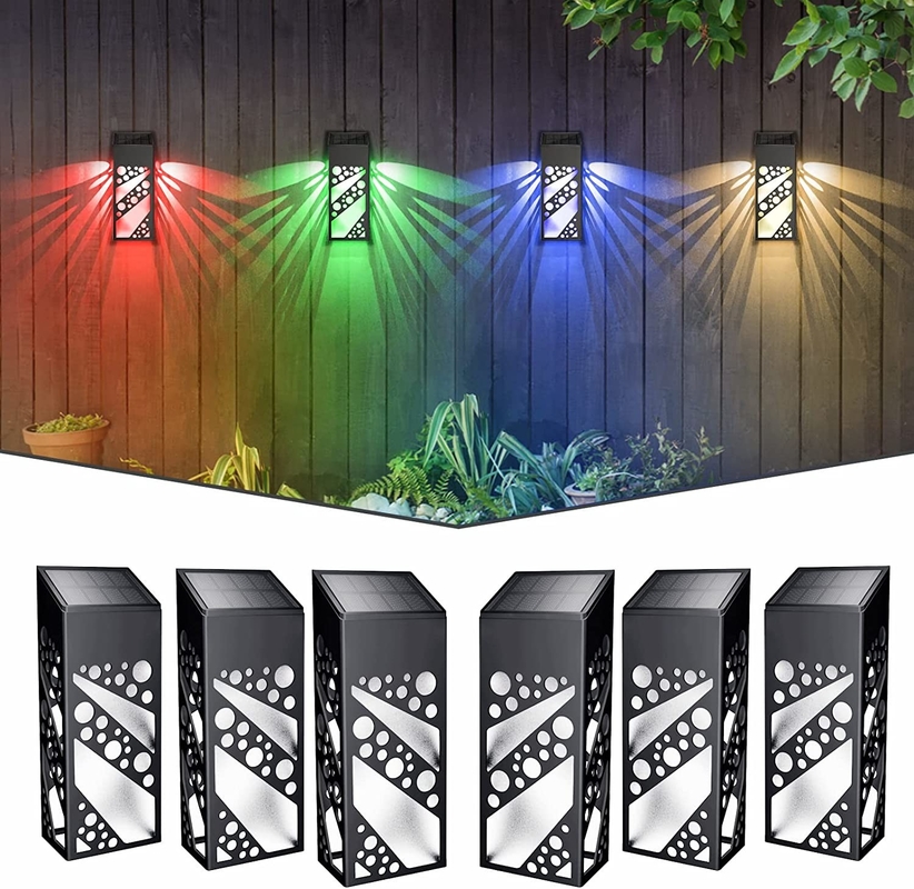 IP65 Waterproof Solar Powered Wall Lights For Landscape Design Garden Fence And More