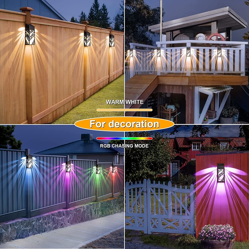 IP65 Waterproof Solar Powered Wall Lights For Landscape Design Garden Fence And More