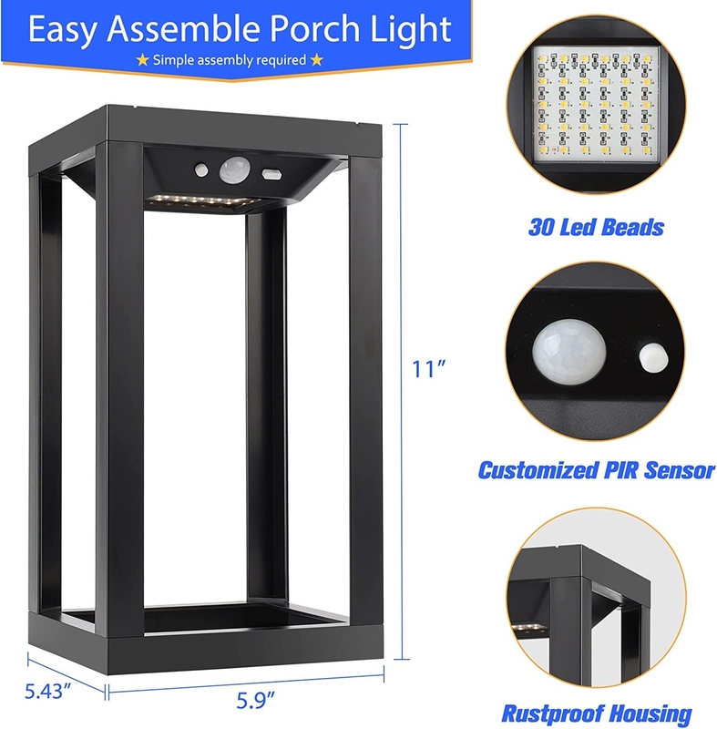 3.7V/2200MA Battery Solar Powered LED Landscape Light for Garden Pathway and Outdoor Gate