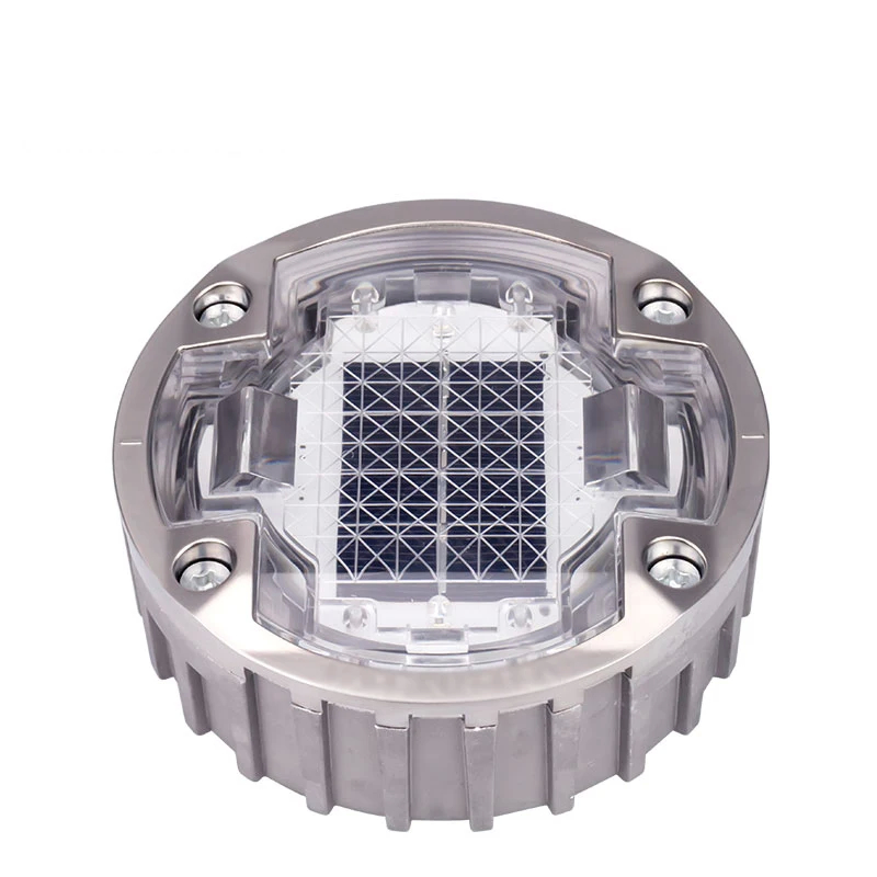 Solar LED Road Studs Lightweight for Road Safety Temperature -40℃~ 85℃ Easy Install