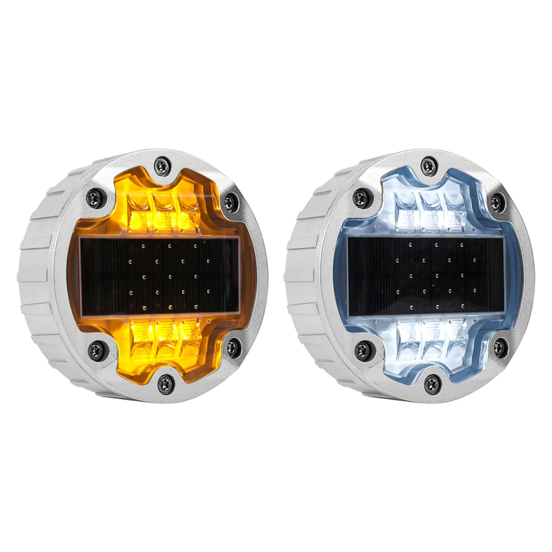 Solar Road Studs - 1.15KG Weight IP68 Waterproof Level 0.2W Power for Enhanced Road Safety
