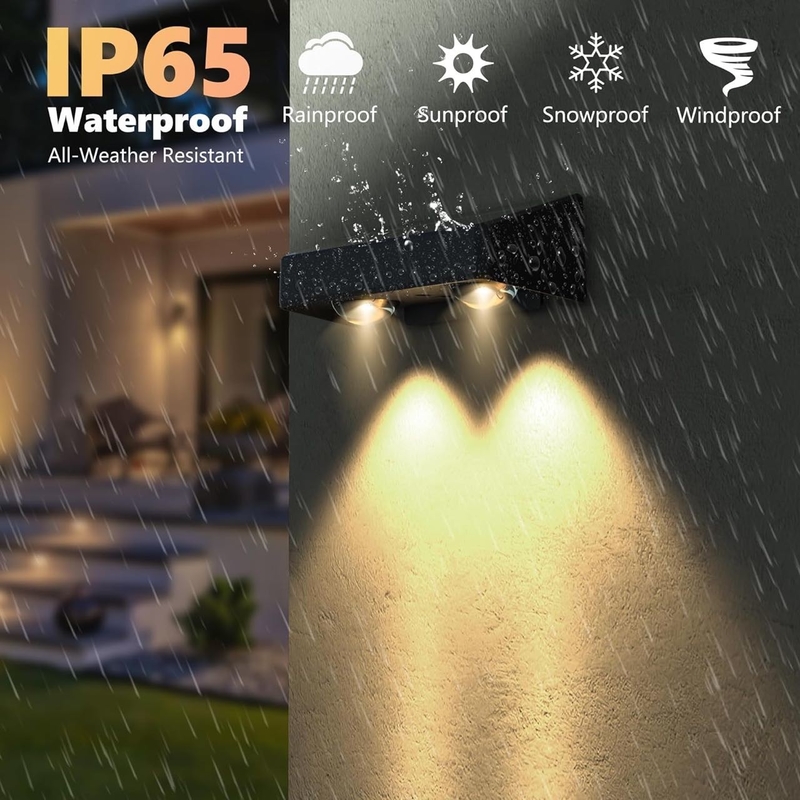 15 Hours Working Time IP65 Waterproof Warm White RGB LEDs Solar Power Light with Battery 3.7V/1200MAH Ternary Lithium