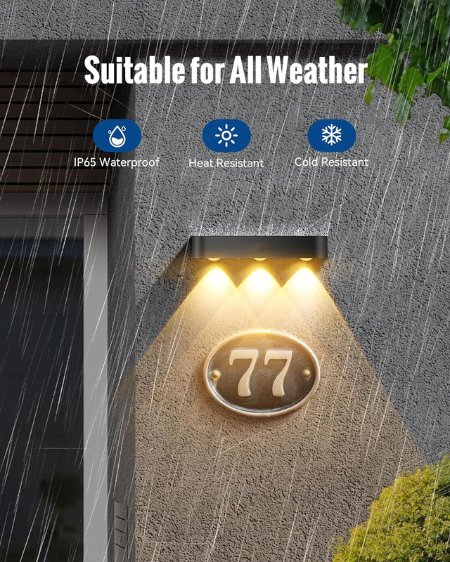 Eco Friendly LED Solar Lights Set for Outdoor Decoration with 8 Solar Lights Waterproof