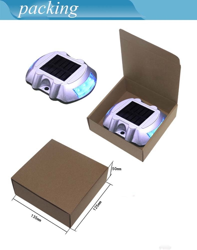 Solar Dock Lights 2-Pack White Aluminum Suitable for Marine Docks Working Temp -20.C-60.C