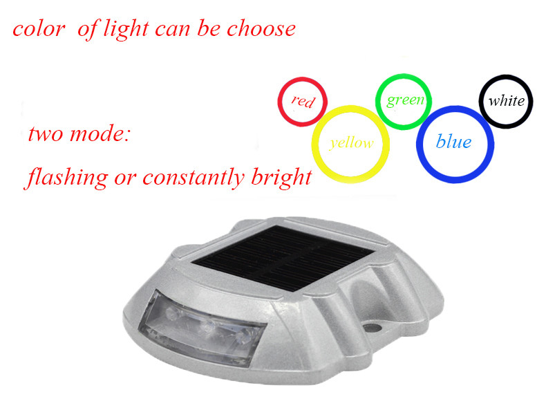 Solar Dock Lights 2-Pack White Aluminum Suitable for Marine Docks Working Temp -20.C-60.C