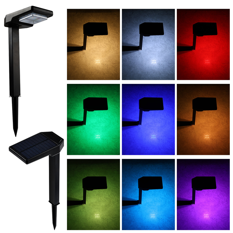 Steady/Breathing Light Mode Outdoor Solar Garden Lights for 4-6 Hours Charging Time