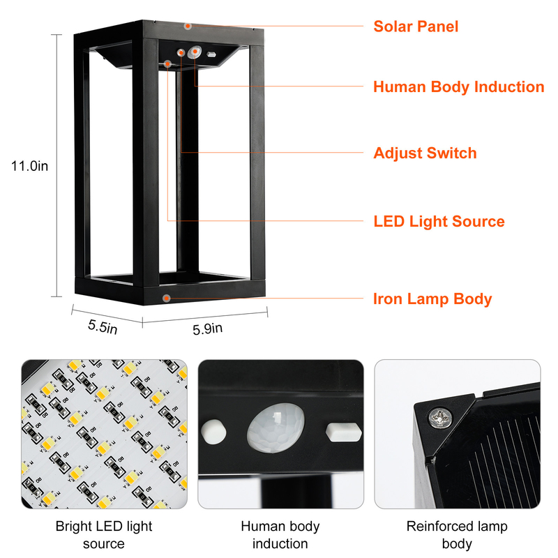 Environmentally Friendly Solar Powered Warm White Decorative Lights for Outdoor Illumination