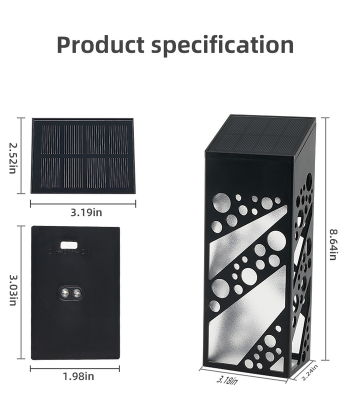 IP 68 Waterproof Solar LED Deck Lights Outdoor Decorative Solar Step Dock Lamps For Patio Yard