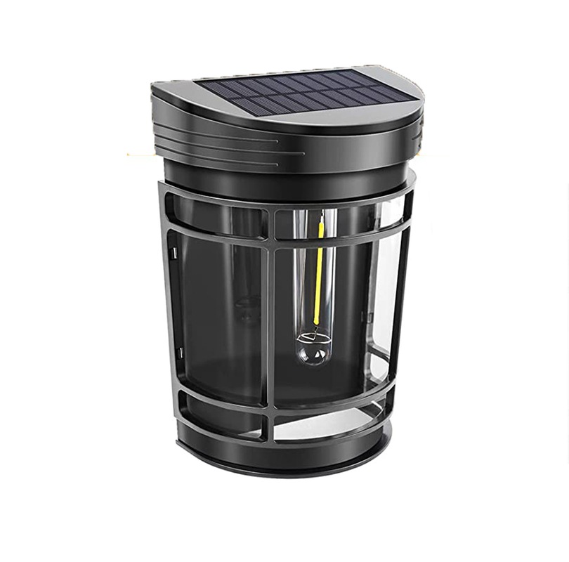Outdoor Waterproof Garden Fence Light Wall Mounted Lamp Solar Powered Led Wall Lights