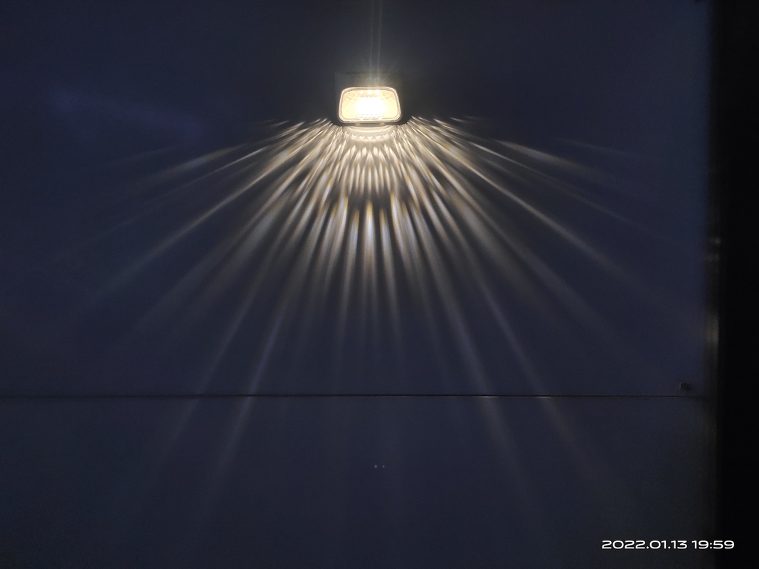 20 Lumens Decoration Solar Fence Light Waterproof IP65 With Monocrystalline Silicon Battery