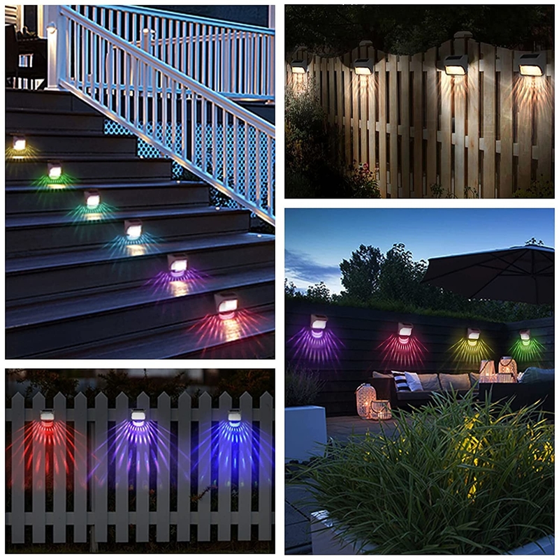 15-Hour Working ABS PMMA Solar Decoration Light Warm White RGB Monocrystalline Silicon Battery