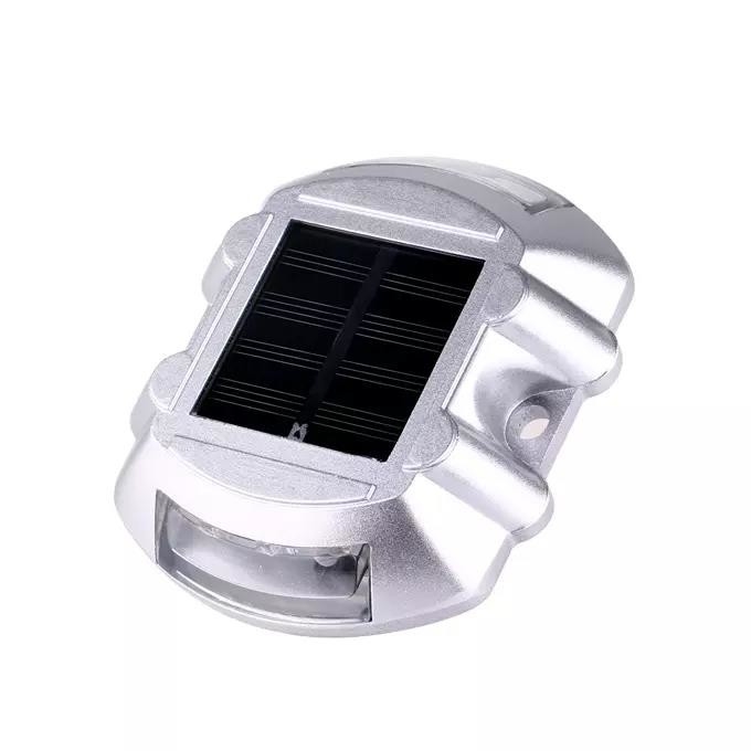 107*95*23mm Solar Powered Road Stud Light LED Reflective Ground Light Path Deck Dock Warning Light