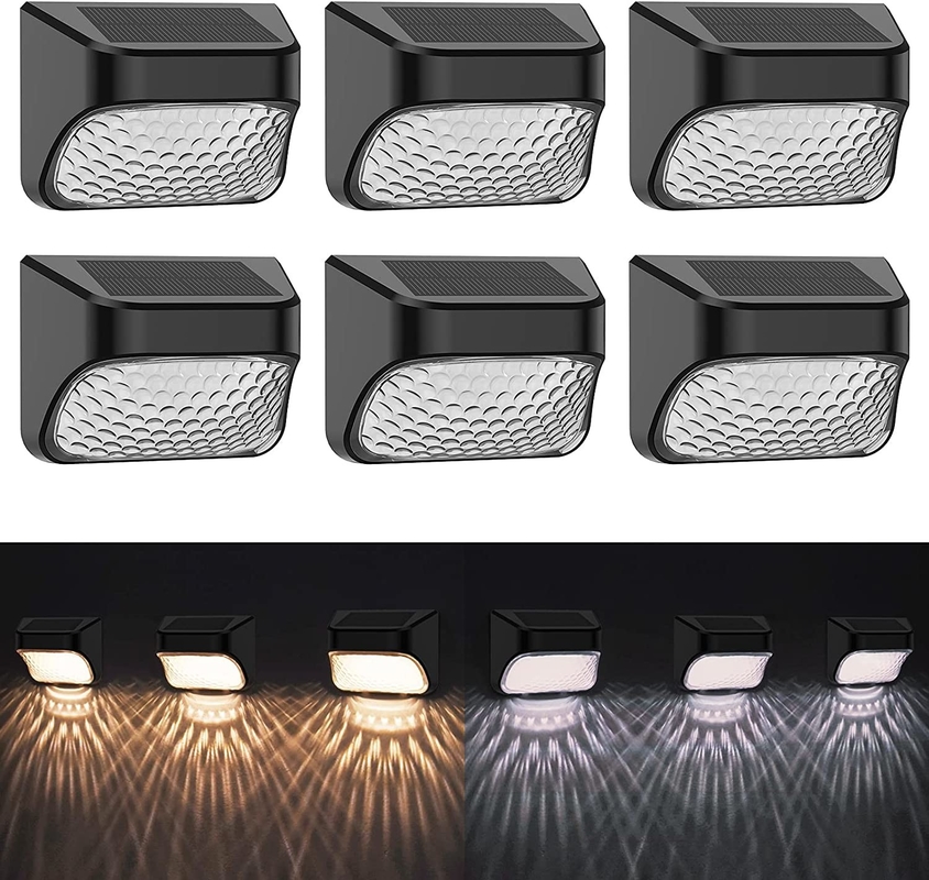 Solar Powered Fence Light LED Outdoor Waterproof Courtyard Wall Light Decorative Garden Light
