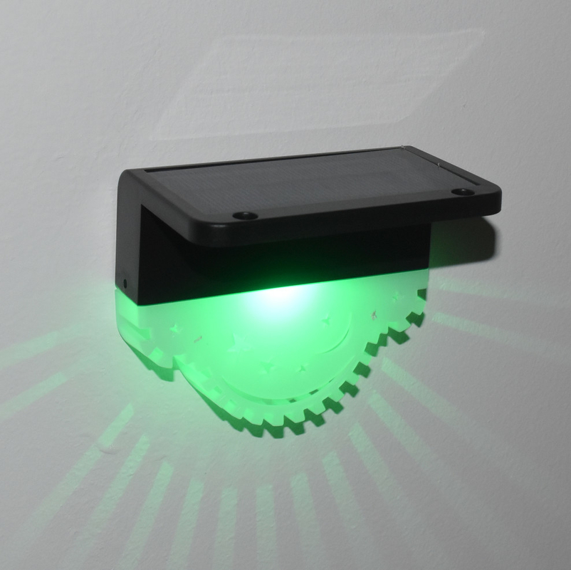 Outdoor Waterproof Solar  Yard Fence Light Multiple Colors Solar Led Gate Pillar Light For Garden
