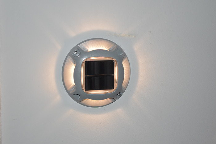 Outdoor Led Solar Driveway Dock Lights Warning Step Lamps For Sidewalk Garden Pathway Yard