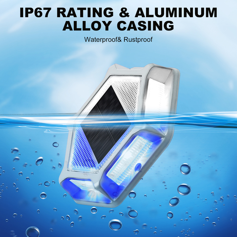 20 Lumens Solar LED Dock Light IP68 Waterproof for Bright Dock Lighting Screw Installation