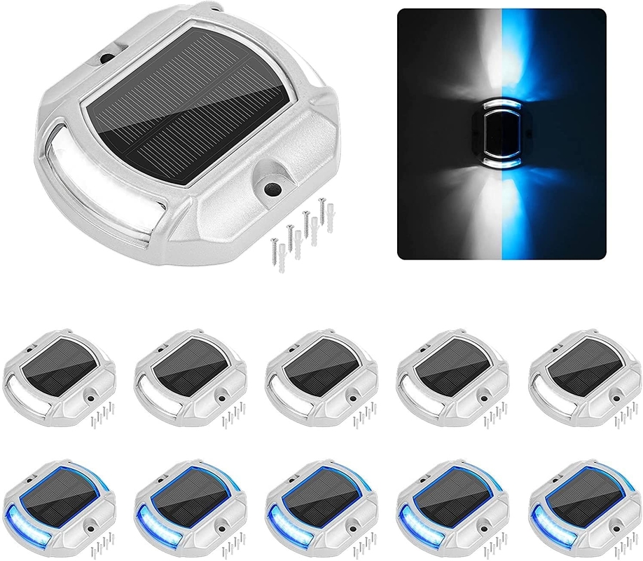 Aluminum LED Solar Dock Light S IP68 Waterproof Screw Installation Solution For Docks