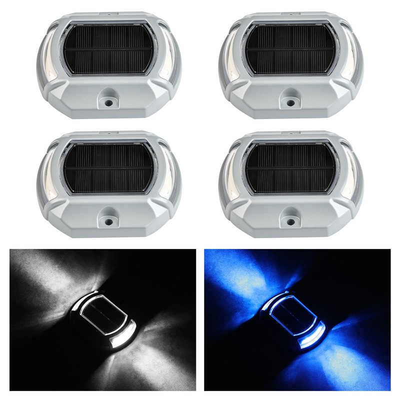 Solar Dock Light Screw Installation 20 Lumens LED For -20.C ~ 60.C Extreme Temperature