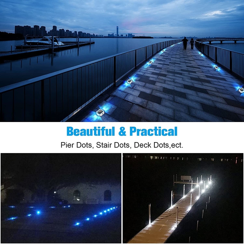 IP68 Waterproof Solar Led Light Hot Sale Mazon Kit With 4 Lights 2V Solar Power Source 140g Weight