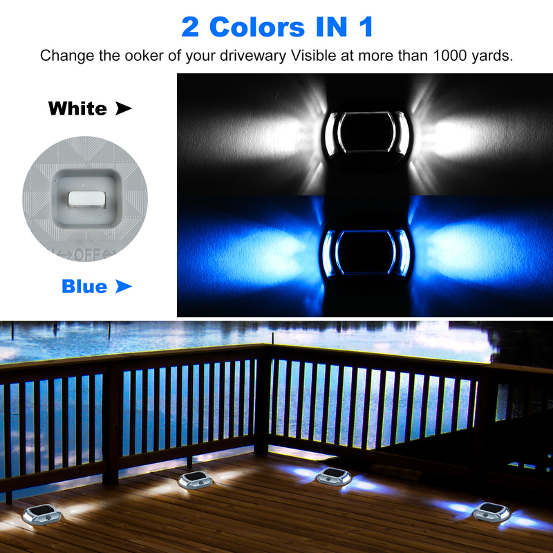 IP68 Waterproof Solar Led Light Hot Sale Mazon Kit With 4 Lights 2V Solar Power Source 140g Weight