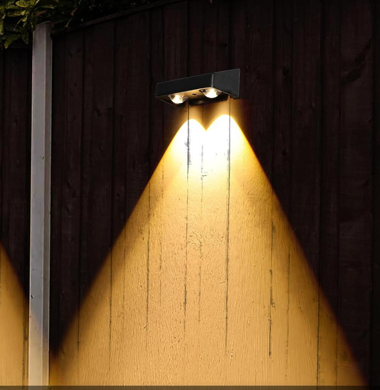 Battery Monocrystalline Silicon 2V / 150MA Solar Fence Light 131*45*39mm Working Time 15 Hours
