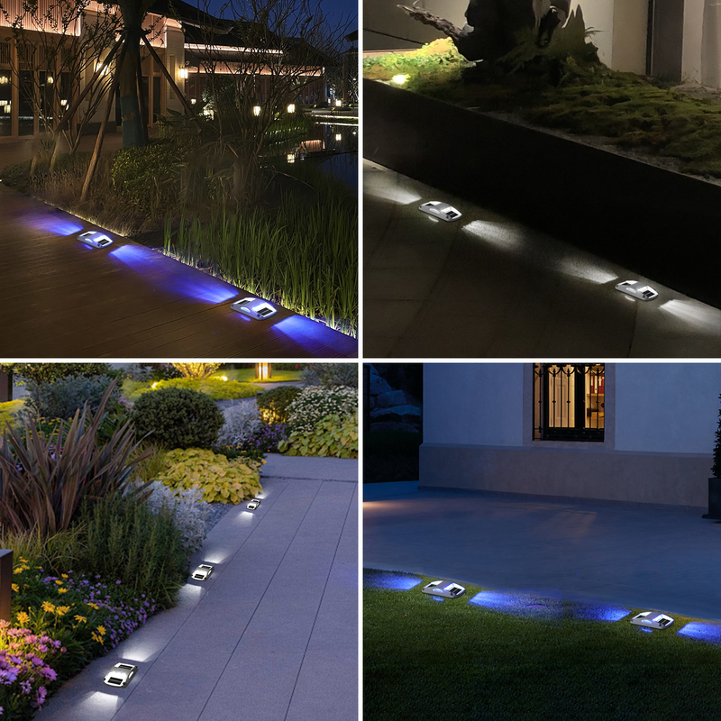 IP68 Waterproof Aluminum Solar Light Pack 150g Weight 20-60.C Working Temperature
